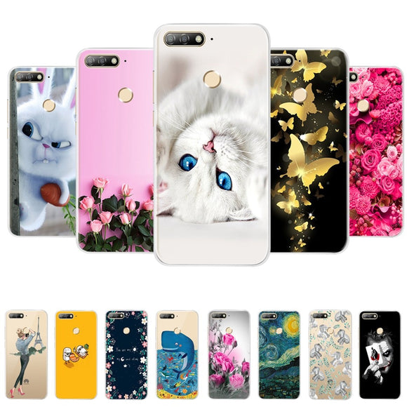 For Huawei Honor 7A Pro Case on Honor 7A Pro Cover Soft Silicone TPU Printing Phone Back Cover Case For For Huawei Honor 7A Pro
