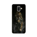 Case For Samsung Galaxy A6 2018 Transparent Cartoon Soft TPU Silicone Phone Cases Back Cover For Samsung Galaxy A6 A 6 Plus 2018