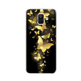 Case For Samsung Galaxy A6 2018 Transparent Cartoon Soft TPU Silicone Phone Cases Back Cover For Samsung Galaxy A6 A 6 Plus 2018