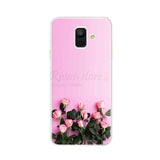 Case For Samsung Galaxy A6 2018 Transparent Cartoon Soft TPU Silicone Phone Cases Back Cover For Samsung Galaxy A6 A 6 Plus 2018