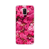 Case For Samsung Galaxy A6 2018 Transparent Cartoon Soft TPU Silicone Phone Cases Back Cover For Samsung Galaxy A6 A 6 Plus 2018
