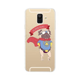 Case For Samsung Galaxy A6 2018 Transparent Cartoon Soft TPU Silicone Phone Cases Back Cover For Samsung Galaxy A6 A 6 Plus 2018