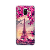 Case For Samsung Galaxy A6 2018 Transparent Cartoon Soft TPU Silicone Phone Cases Back Cover For Samsung Galaxy A6 A 6 Plus 2018