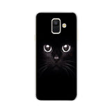 Case For Samsung Galaxy A6 2018 Transparent Cartoon Soft TPU Silicone Phone Cases Back Cover For Samsung Galaxy A6 A 6 Plus 2018