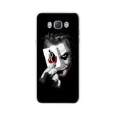 For Funda Samsung Galaxy J5 2016 Case J510 J510F Cover Flowers Painted Back Protective Phone Case For Coque Samsung J5 2016 Case