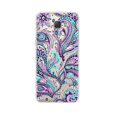 For Funda Samsung Galaxy J5 2016 Case J510 J510F Cover Flowers Painted Back Protective Phone Case For Coque Samsung J5 2016 Case